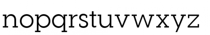 Visby Slab Regular Font LOWERCASE