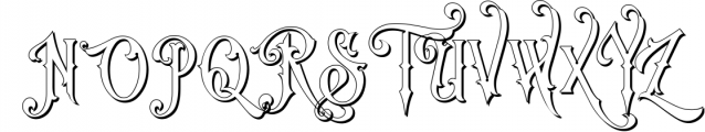 Victorian Fonts Collection 6 Font UPPERCASE