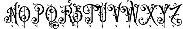 Victorian Fonts Collection 7 Font UPPERCASE