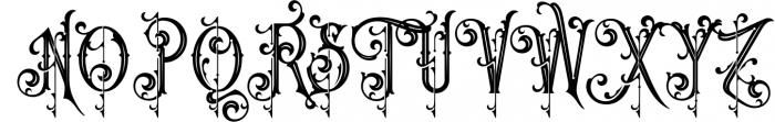 Victorian Fonts Collection 8 Font UPPERCASE