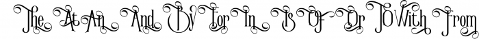 Victorian Parlor 1 Font LOWERCASE