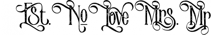 Victorian Parlor Font UPPERCASE
