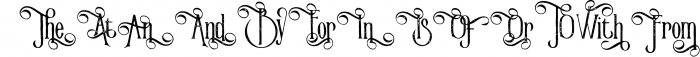 Victorian Parlor Font LOWERCASE