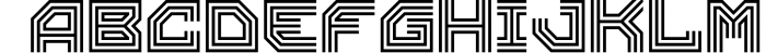 Vier Font - Quattro Quadro Styles 3 Font UPPERCASE