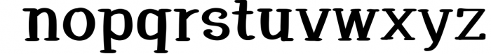 Villagee slab serif font Font LOWERCASE
