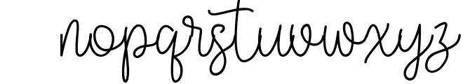 Vilova | A Handwritten Signature Font Font LOWERCASE