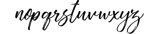Vincentia Handstylish Font Font LOWERCASE