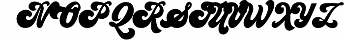 Vintage King - Retro Groovy Font Font UPPERCASE