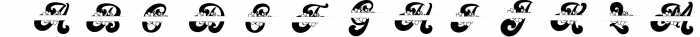 Vintage Queen Monogram Font - 4 Style Monogram Font UPPERCASE
