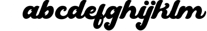 Vintage Queens - Retro Bold Script Font LOWERCASE