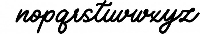 Vintage Rotter-Monoline Script Font Font LOWERCASE