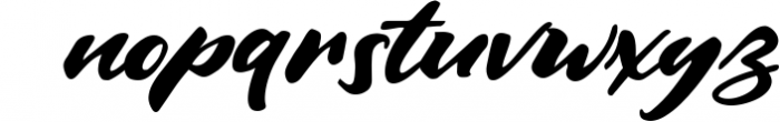 Vintage Style - Bold Script Font Font LOWERCASE