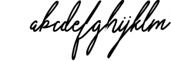 Violitta Signature typeface 1 Font LOWERCASE