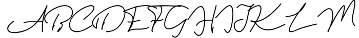 Violitta Signature typeface Font UPPERCASE