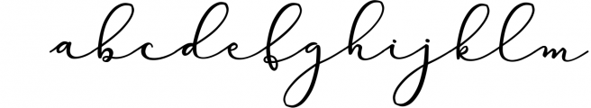 Virga - connecting script font 1 Font LOWERCASE