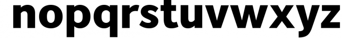 Vistol Sans Black Latin Pro Font LOWERCASE