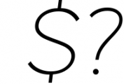 Vistol Sans Thin Italic Font OTHER CHARS