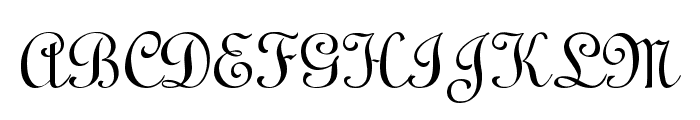 VI Linoscript Font UPPERCASE