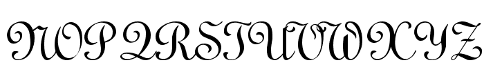 VI Linoscript Font UPPERCASE