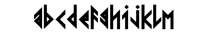 VIKING, YOUNGER Runes Bold Regular FONT