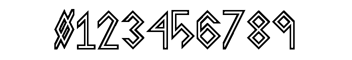 VIKING, YOUNGER Runes Regular Font OTHER CHARS