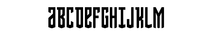 Viceroy of Deacons Condensed Font UPPERCASE