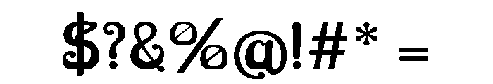 Victor Horta Regular Font OTHER CHARS