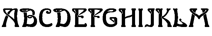 Victor Horta Regular Font UPPERCASE