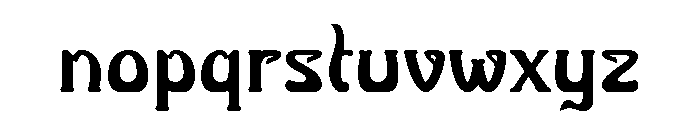 Victor Horta Regular Font LOWERCASE