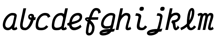 Victor Mono Bold Italic Font LOWERCASE