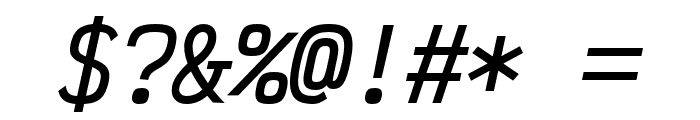 Victor Mono SemiBold Italic Font OTHER CHARS