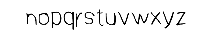 Victor Regular Font LOWERCASE