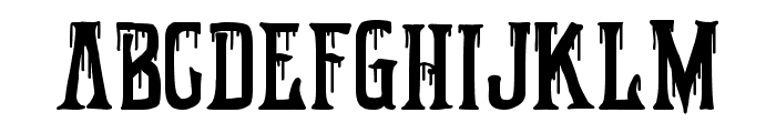 Victorian Gang Font UPPERCASE
