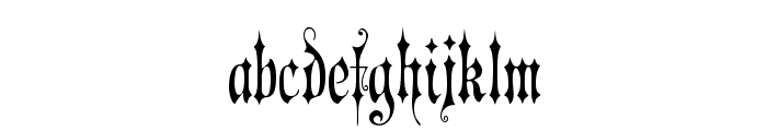 Victorian Gothic Two Font LOWERCASE