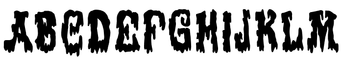 Victorian Terror Night Font UPPERCASE