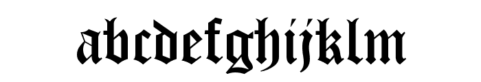 Victorian Font LOWERCASE