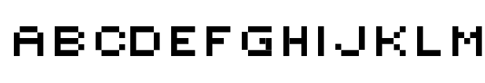 Victor's Pixel Font Font UPPERCASE