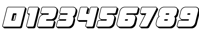 Victory Comics 3D Semi-Italic Font OTHER CHARS