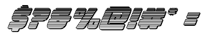 Victory Comics Chrome Italic Font OTHER CHARS