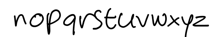 Victorya Handwriting Font LOWERCASE