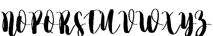 Videography Font UPPERCASE