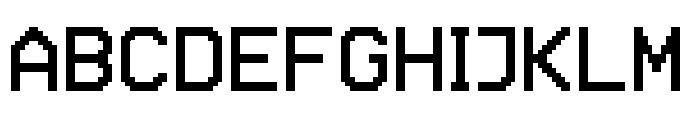 Videotype Regular Font UPPERCASE