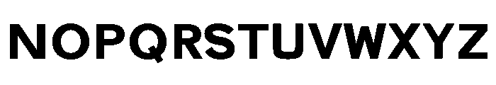 Vidi Bold Font UPPERCASE