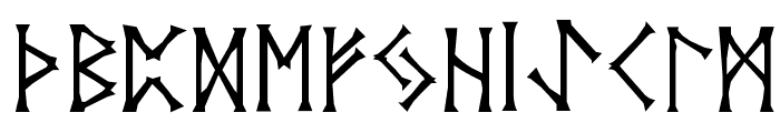 Vid's Norse Font UPPERCASE