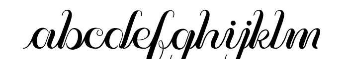 Vignette Script Font LOWERCASE