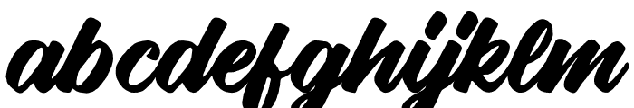 Vigrand Bold Rough Font LOWERCASE