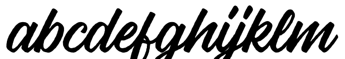 Vigrand Reg Rough Font LOWERCASE
