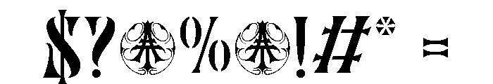 Villantez Personal Use Only Reg Font OTHER CHARS