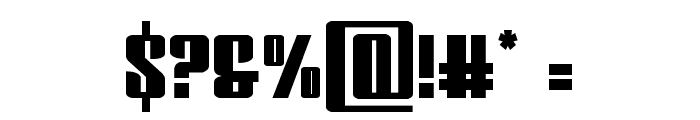 Vindicator Font OTHER CHARS