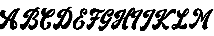 Vintage Brands Font UPPERCASE
